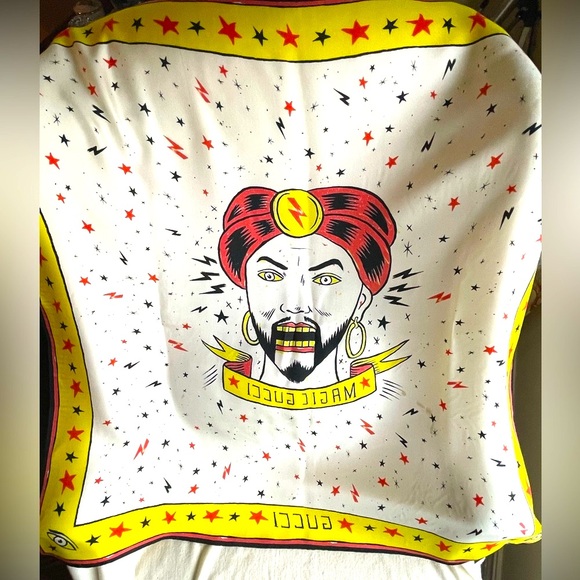 Gucci x Sergio Mora Magic Silk Scarf - Picture 3 of 16